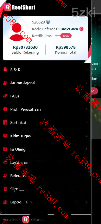 全开源刷单系统/印尼ReelShort短视频刷单系统/连单卡单