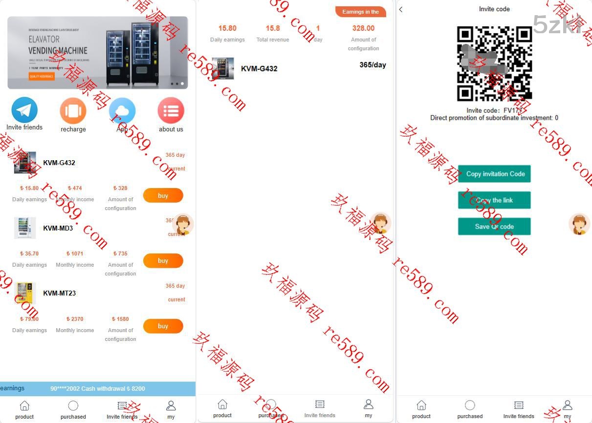 国外盘投资理财系统/共享投资/注册红包/双语言
