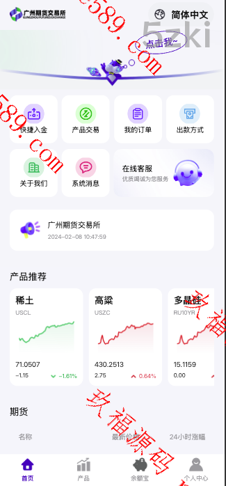 国外盘/10国语言期货微盘微交易/期货系统/期货微交易/秒合约时间盘/国外盘运营源码