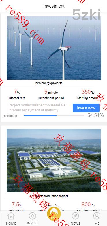 二开英文版p2p投资理财源码/众筹投资分红系统