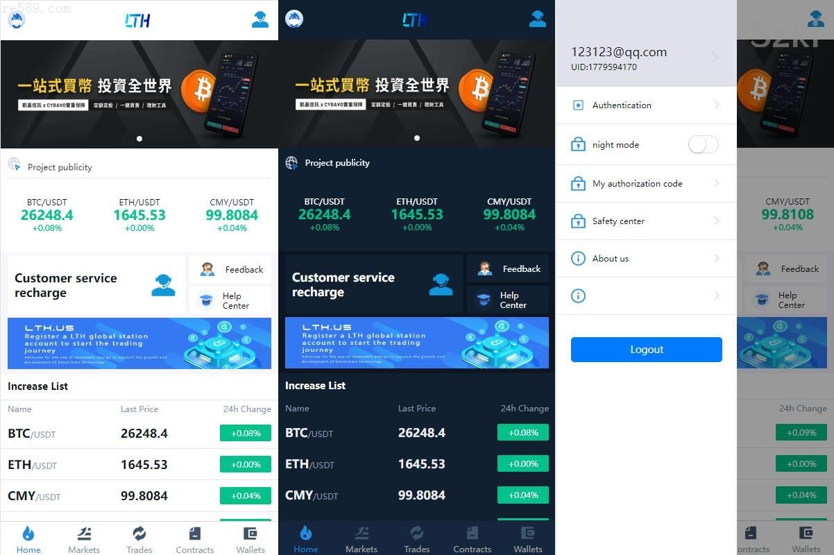 国外盘交易所系统：币币交易与合约交易全开源