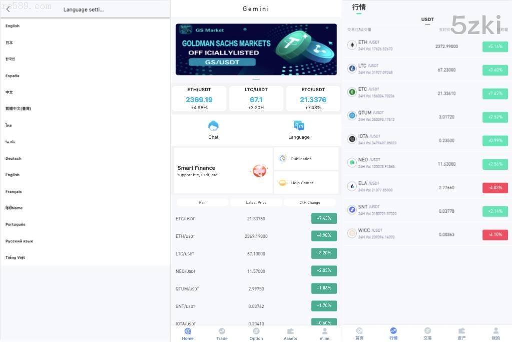 各国语言交易所系统：秒合约交易与新币认购（前端基于UniApp）