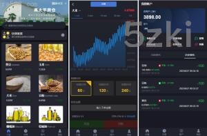 新版微交易 二次开发微交易系统 重构版国外盘微盘系统 粮食微盘系统 K线正常 二开微盘